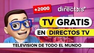 La Mejor Página WEB para Ver TV Gratis en VIVO en DIRECTO y ONLINE ▷ DIRECTOS TV 🚀 [upl. by Sualokcin44]