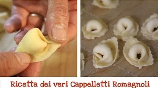 I VERI CAPPELLETTI ROMAGNOLI ricetta originale  Italian stuffed pasta sub eng [upl. by Nhguaval]