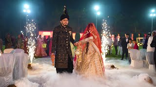 Cinematic Wedding Walima Highlights  Hussain amp Shifa [upl. by Urbai431]