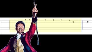 The Greatest Showman  This Is Me Easy Guitar Tabs Tutorial [upl. by Ylrad]