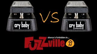 Dunlop Original Cry Baby vs Classic Cry Baby [upl. by Alakim360]