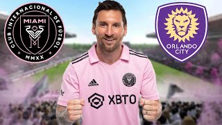 INTER MIAMI vs ORLANDO CITY en vivo🚨 MESSI es titular en eliminatoria de LEAGUES CUP LLUVIA POSPONE [upl. by Ariday]