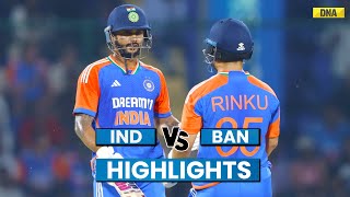 IND Vs BAN Highlights 2nd T20 India Wins By 86 runs Secures Series Win Against Bangladesh Cricket [upl. by Leslie762]