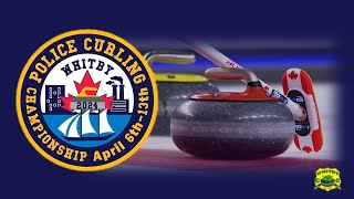 Canadian Police Curling Championship  Draw 10  Newfoundland vs Saskatchewan [upl. by Aicissej676]