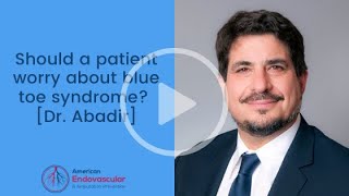 Should a patient worry about blue toe syndrome [upl. by Airalav]