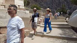 NEW 4K  Delphi Archeological Site or dɛlfaɪ or dɛlfi or Δελφοί  Delphi Greece  ECTV [upl. by Ylrrad505]