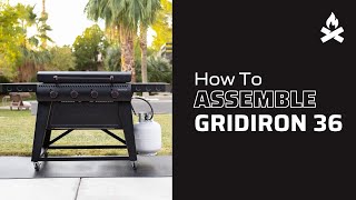 How to Assemble the FTG36 Gridiron Griddle  Camp Chef Support [upl. by Andi]