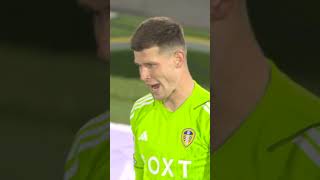 WORLDCLASS save from Illan Meslier shorts lufc footballshorts [upl. by Ravaj]