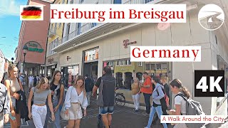 Freiburg im Breisgau Germany Walking Tour 2022 🇩🇪 [upl. by Lramaj]