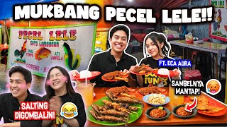 MUKBANG PENYETAN SAMBEL FT ECA AURA JEROME SALTING DIGOMBALIN 😂 [upl. by Erika]