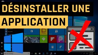 Forcer la désinstallation dune application sur Windows 10 [upl. by Nodarse]