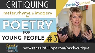 Spondaic Meter Rhyme Scheme and Imagery in Childrens Poetry  Peek amp Critique 3 [upl. by Darla]