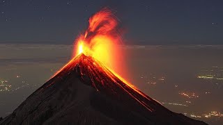 Ashes covered the villages people are in a panic The largest eruption of the Pacaya volcano [upl. by Ollehcram436]