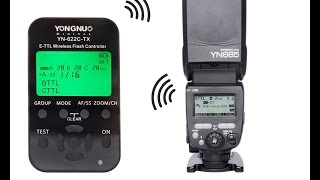 Yongnuo flash YN685 y disparador YN622TX Canon [upl. by Shara208]