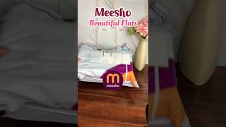 Meesho Beautiful Flats 😍🥿shorts shortsfeed youtubeshorts meeshomeeshohaul [upl. by Balling]