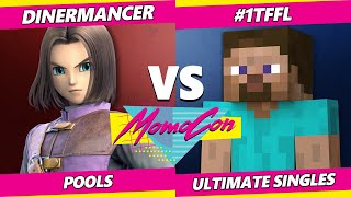 MomoCon 2022  Dinnermancer Hero Vs 1 TEASER FAN FOR LIFE Steve SSBU Ultimate Tournament [upl. by Yerbua]