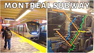 New Yorker Rides the Montreal Metro from McGill to Atwater in December 2022 [upl. by Lucho]