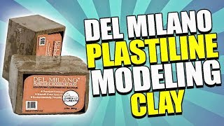 Del Milano Plastiline Plasticine Sulfur Free Non Hardening Modeling Clay [upl. by Bartholemy]