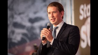 Sebastian Kurz in Bozen [upl. by Hazrit]