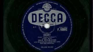 Max Bygraves Heart 78 rpm [upl. by Zulch162]