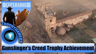 Desperados 3  Gunslinger’s Creed Location EASTER EGG Jump From a Tower Into a Cart of Hay [upl. by Hilly]