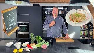 Lauch KäseSuppe  Das schnelle Gericht [upl. by Asille]