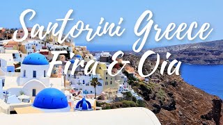 Santorini Greece Day 2  Walking around Fira and Oia  Cowell Chan [upl. by Takeo]