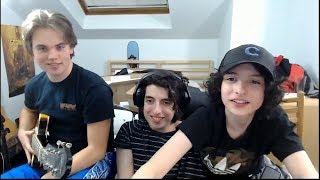 Finn Wolfhard Nick Wolfhard Twitch Stream  17 Dec 2017 [upl. by Marika]