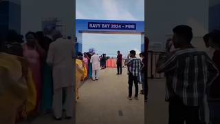 Naval Day celebration At puri Beach navyday navalacademy naval ytshorts shortvideo [upl. by Aitekram]