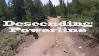 Descending Powerline on the Leadville Trail 100 MTB course [upl. by Nasia]