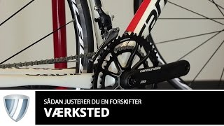 Opsætning og justering af forskifter på cykel [upl. by Rehpotsrihc]