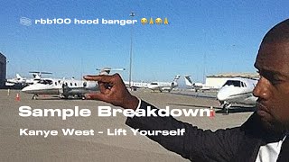 Sample Breakdown Lift Yourself  Kanye West [upl. by Ruffina351]