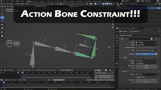 Action Bone Constraint Blender [upl. by Sivar]