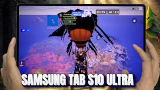 Samsung Tab S10 Ultra Fortnite Gameplay  Dimensity 9300 [upl. by Ikkaj]