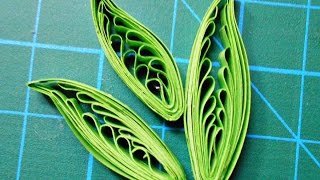 How To Make Quilled leaves by Comb  DIY DIY Tutorial  Guidecentral [upl. by Holzman332]