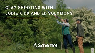 Jodie Kidd and Ed Solomons  Clay Shooting at EJ Churchill Shooting Ground [upl. by Pillow]