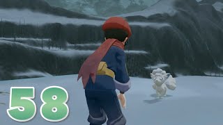 Pokémon Legends Arceus Episode 58 A Snow White Vulpix A long hunt to find them [upl. by Kcin680]