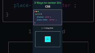 3 ways to center Div css html [upl. by Ekihc976]