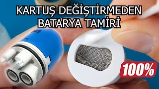 KARTUŞ DEĞİŞTİRMEDEN AÇ KAPA BATARYAMUSLUK TAMİRİ \u00100 GARANTİLİ [upl. by Hopfinger]