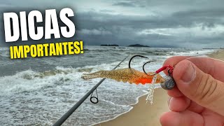 COMO PESCAR DE PRAIA COM ISCAS ARTIFICIAIS  Muitos ROBALOS amp DICAS IMPORTANTES [upl. by Ellora]