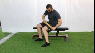 Roll Out IT Band with Stick or Rolling Pin  An Exercise Demo by Optimizing Athleticism [upl. by Ecital345]