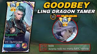 GOODBEY LING META HERO SUYOUME STORNG GAMEPLAY ROTASI Suyou Best Jingler Gameplay  MLBBCreator [upl. by Urana37]