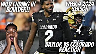 Reaction To Baylor VS Colorado Full Game Highlights  2024 College Football Highlights [upl. by Launamme127]