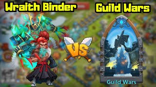 Wraith Binder vs Guild Wars Teams  Castle Clash [upl. by Maeve]