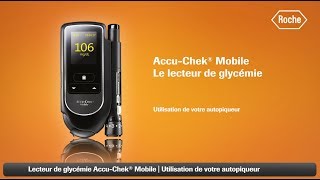 Comment utiliser lautopiqueur AccuChek Fastclix de votre lecteur de glycémie AccuChek Mobile [upl. by Tallbot]