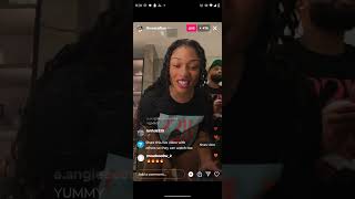 Megan Thee Stallion first IG Live since HISS 2624 [upl. by Noyes]