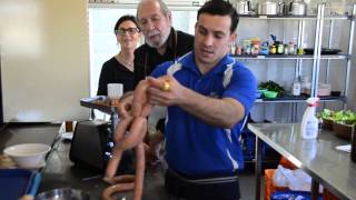 How to tie sausages with Harrison from Berry Butchery [upl. by Reichert]