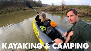 Kayaking amp wild camping on the River Arun from Pulborough in an Intex Explorer K2 Inflatable Kayak 🛶 [upl. by Latyrc]