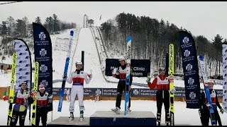 2022 FIS Continental Cup Ski Jumping Sunday At Pine Mountain Iron Mountain MI  Jason Asselin [upl. by Ecnav]