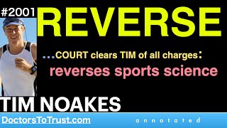 TIM NOAKES n1  REVERSE …COURT clears TIM of all charges reverses sports science [upl. by Ahsiner]